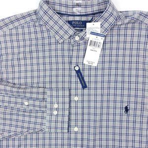 POLO RALPH LAUREN Performance Men's 3XB L/S Shirt